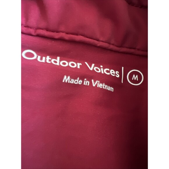 Outdoor Voices Skort Womens Medium Burgundy Activewear Golf Tennis Athleisure - Picture 4 of 7